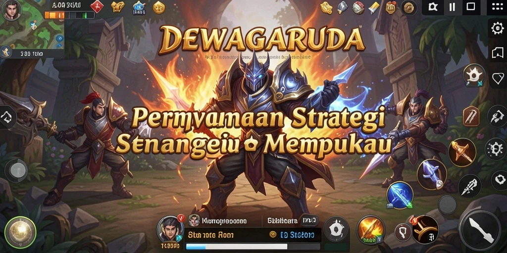 Gameplay menarik DEWAGARUDA yang penuh strategi dan tantangan.