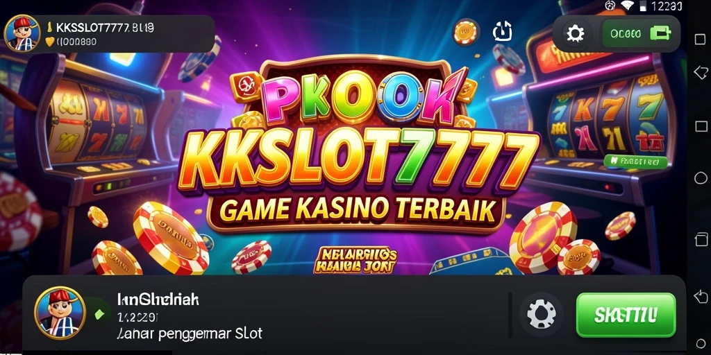 Tampilan menarik dari gameplay KKSLOT777 yang penuh warna.