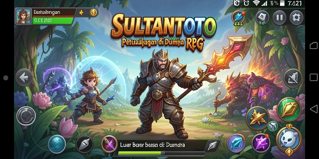 Gameplay SULTANTOTO yang menarik dengan pertarungan mendebarkan.